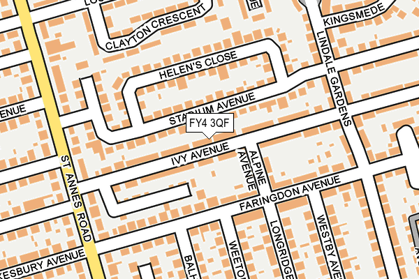 FY4 3QF map - OS OpenMap – Local (Ordnance Survey)