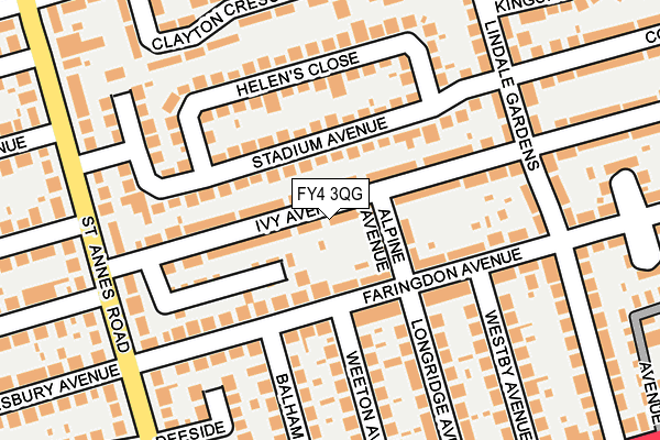 FY4 3QG map - OS OpenMap – Local (Ordnance Survey)