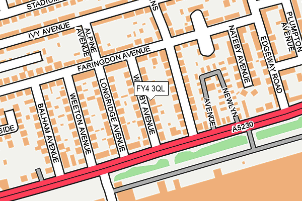 FY4 3QL map - OS OpenMap – Local (Ordnance Survey)