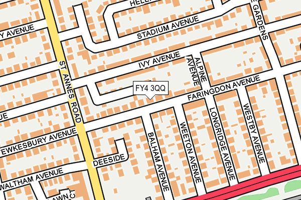 FY4 3QQ map - OS OpenMap – Local (Ordnance Survey)