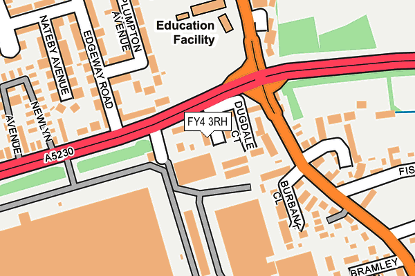 FY4 3RH map - OS OpenMap – Local (Ordnance Survey)