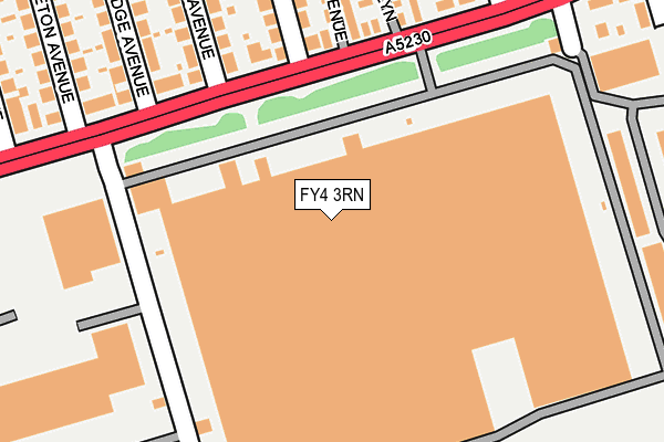 FY4 3RN map - OS OpenMap – Local (Ordnance Survey)