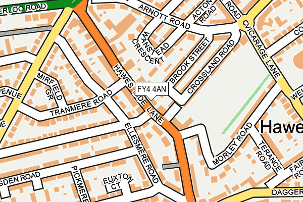 FY4 4AN map - OS OpenMap – Local (Ordnance Survey)