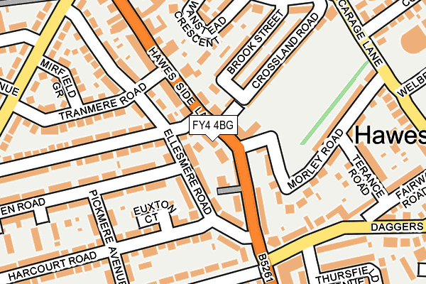 FY4 4BG map - OS OpenMap – Local (Ordnance Survey)