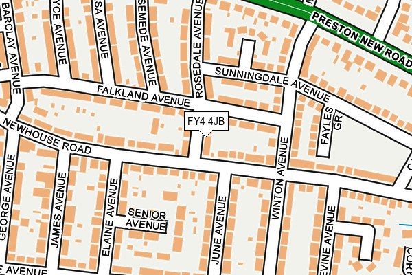 FY4 4JB map - OS OpenMap – Local (Ordnance Survey)