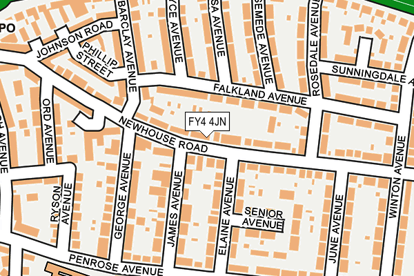 FY4 4JN map - OS OpenMap – Local (Ordnance Survey)