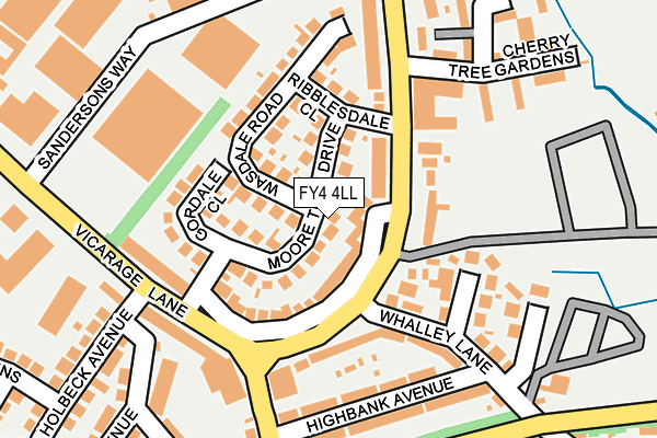 FY4 4LL map - OS OpenMap – Local (Ordnance Survey)