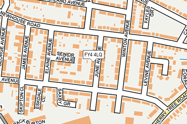 FY4 4LQ map - OS OpenMap – Local (Ordnance Survey)
