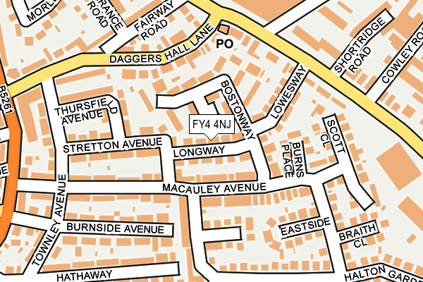 FY4 4NJ map - OS OpenMap – Local (Ordnance Survey)