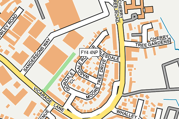 FY4 4NP map - OS OpenMap – Local (Ordnance Survey)
