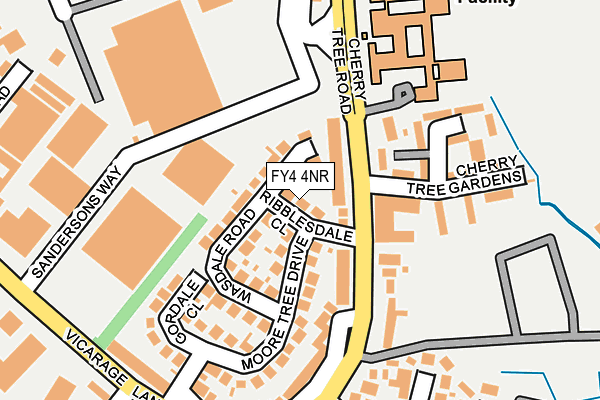 FY4 4NR map - OS OpenMap – Local (Ordnance Survey)