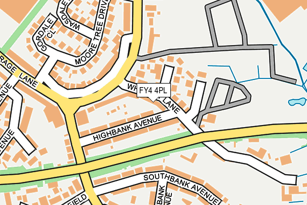 FY4 4PL map - OS OpenMap – Local (Ordnance Survey)
