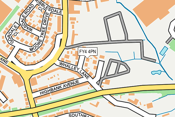 FY4 4PN map - OS OpenMap – Local (Ordnance Survey)