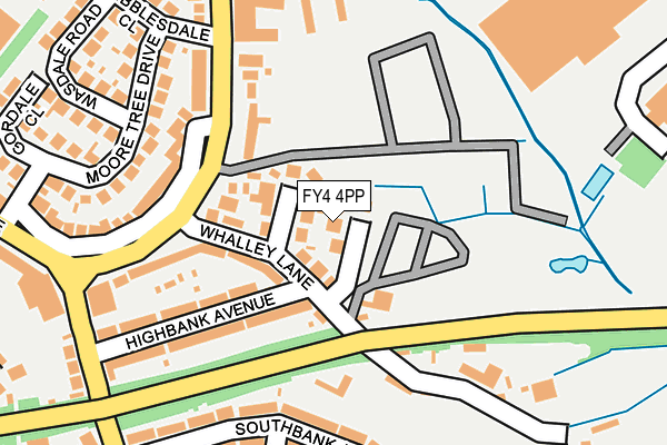 FY4 4PP map - OS OpenMap – Local (Ordnance Survey)