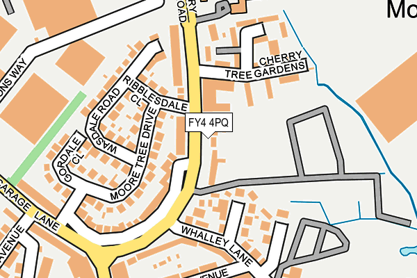 FY4 4PQ map - OS OpenMap – Local (Ordnance Survey)