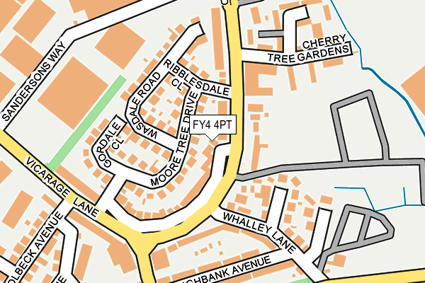 FY4 4PT map - OS OpenMap – Local (Ordnance Survey)