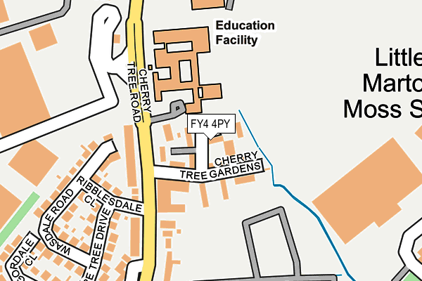 FY4 4PY map - OS OpenMap – Local (Ordnance Survey)