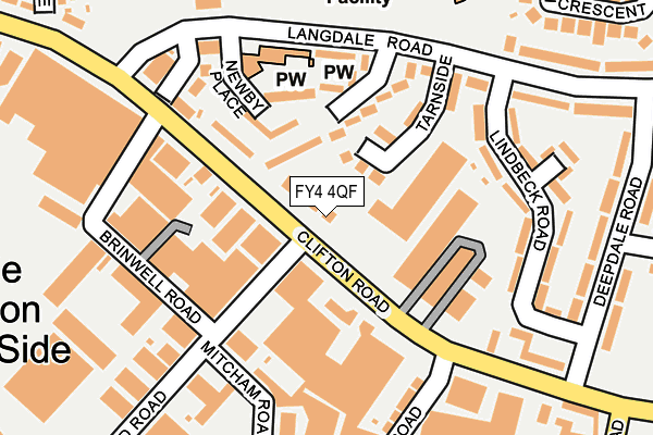 FY4 4QF map - OS OpenMap – Local (Ordnance Survey)