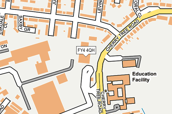 FY4 4QH map - OS OpenMap – Local (Ordnance Survey)