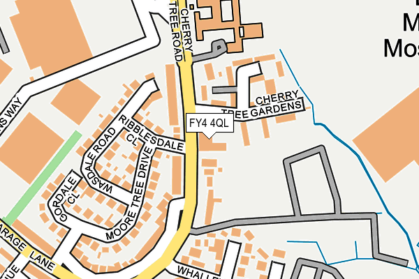 FY4 4QL map - OS OpenMap – Local (Ordnance Survey)