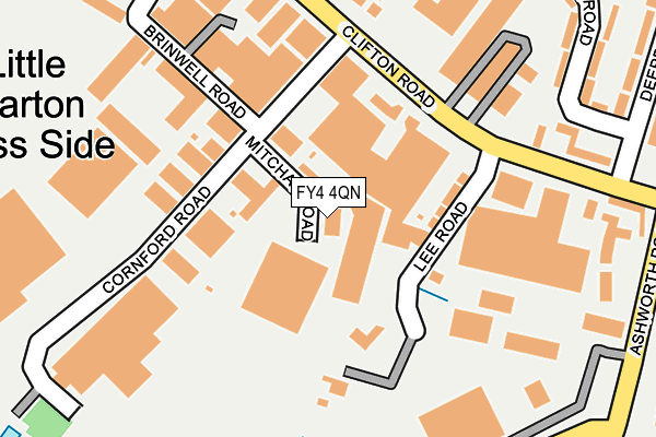 FY4 4QN map - OS OpenMap – Local (Ordnance Survey)