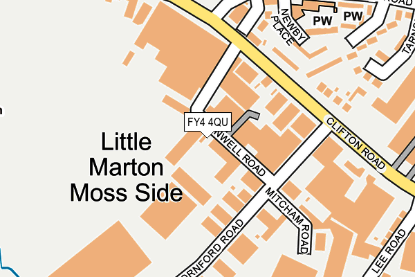 Map of MARTON MEATS LTD at local scale