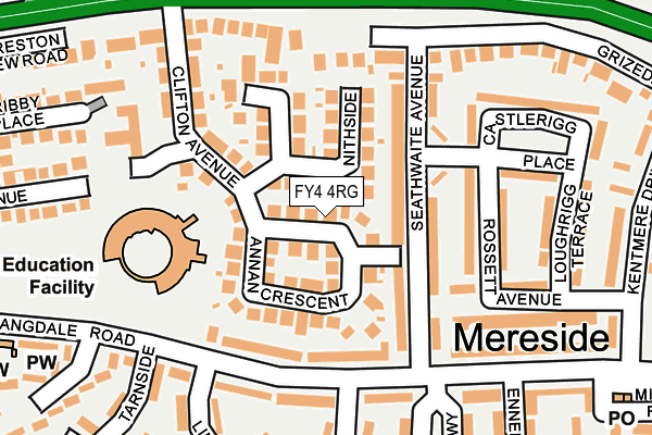 FY4 4RG map - OS OpenMap – Local (Ordnance Survey)