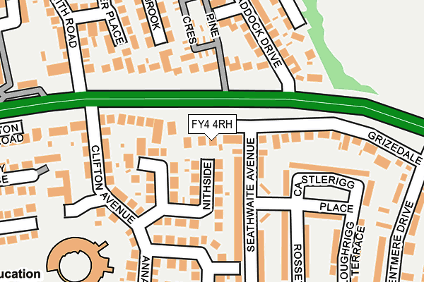 FY4 4RH map - OS OpenMap – Local (Ordnance Survey)