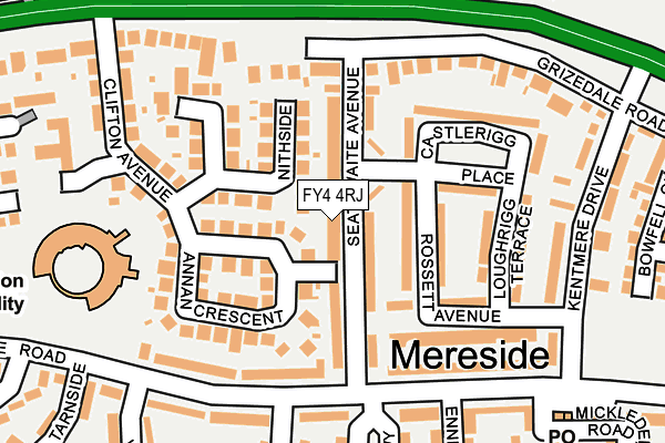 FY4 4RJ map - OS OpenMap – Local (Ordnance Survey)