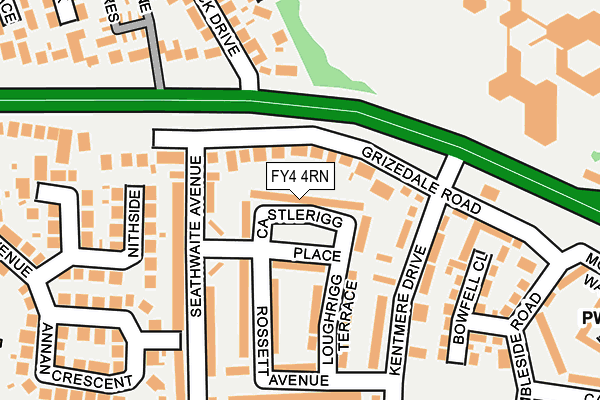 FY4 4RN map - OS OpenMap – Local (Ordnance Survey)