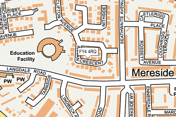 FY4 4RQ map - OS OpenMap – Local (Ordnance Survey)