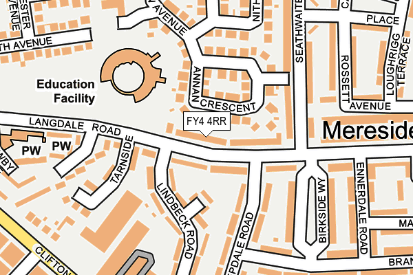 FY4 4RR map - OS OpenMap – Local (Ordnance Survey)