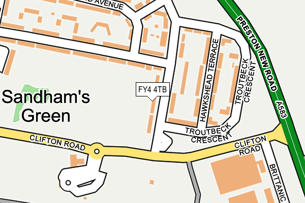 FY4 4TB map - OS OpenMap – Local (Ordnance Survey)