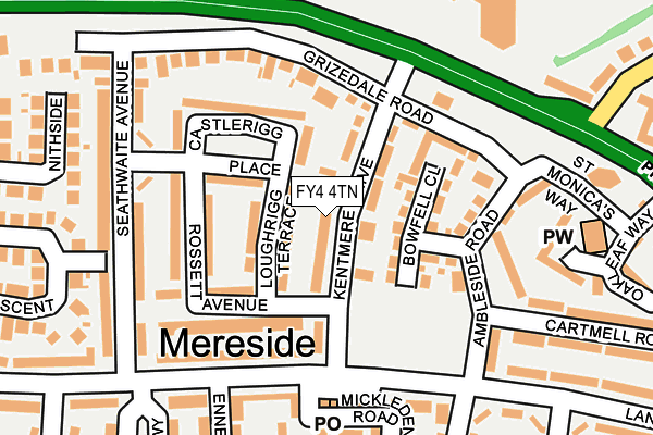 FY4 4TN map - OS OpenMap – Local (Ordnance Survey)