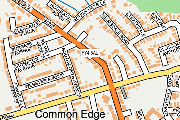 FY4 5AL map - OS OpenMap – Local (Ordnance Survey)