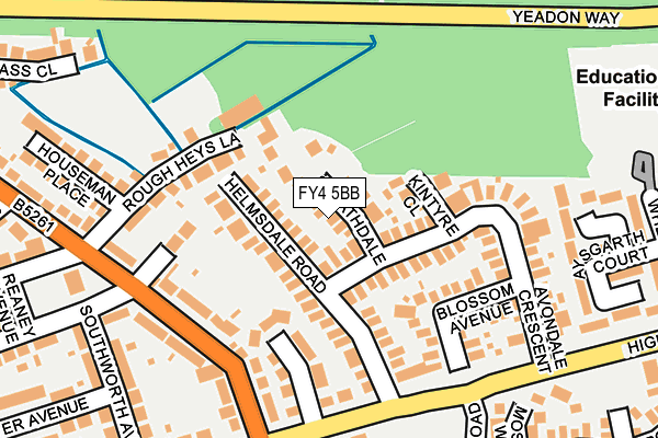 FY4 5BB map - OS OpenMap – Local (Ordnance Survey)