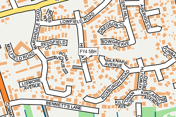 FY4 5BH map - OS OpenMap – Local (Ordnance Survey)