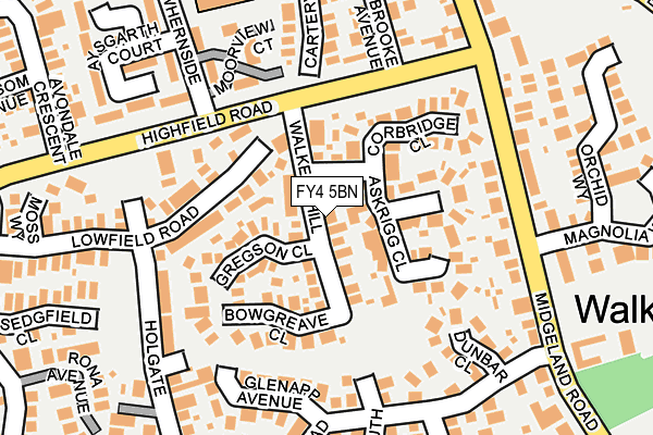 FY4 5BN map - OS OpenMap – Local (Ordnance Survey)