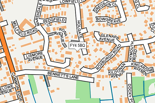 FY4 5BQ map - OS OpenMap – Local (Ordnance Survey)