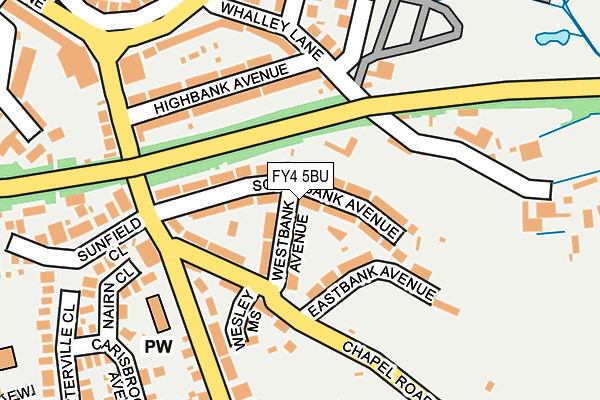 FY4 5BU map - OS OpenMap – Local (Ordnance Survey)