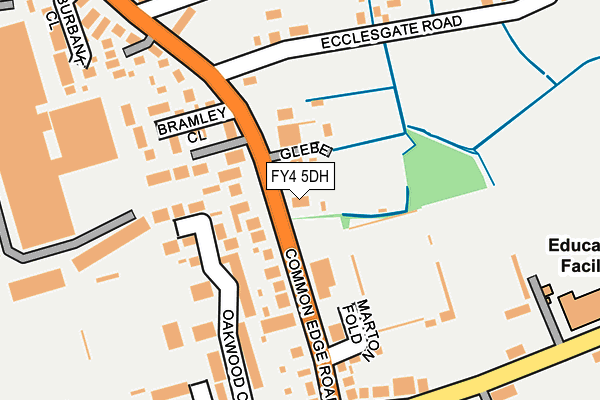 FY4 5DH map - OS OpenMap – Local (Ordnance Survey)