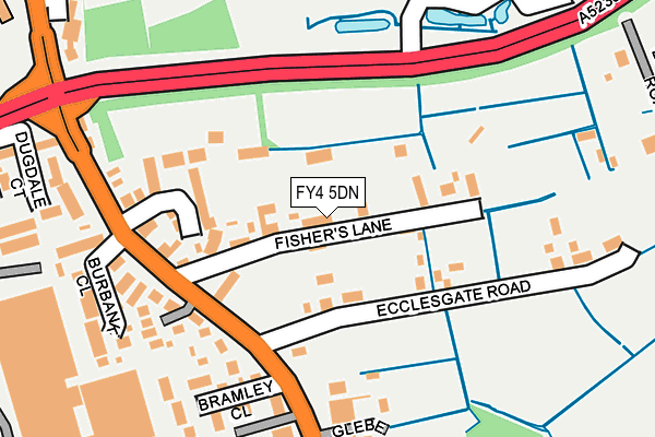 FY4 5DN map - OS OpenMap – Local (Ordnance Survey)