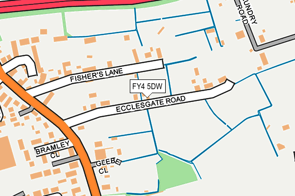 FY4 5DW map - OS OpenMap – Local (Ordnance Survey)