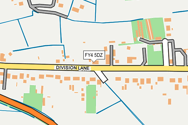 FY4 5DZ map - OS OpenMap – Local (Ordnance Survey)