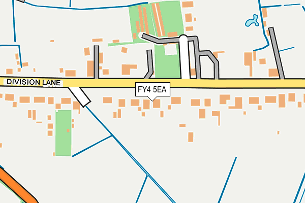 FY4 5EA map - OS OpenMap – Local (Ordnance Survey)