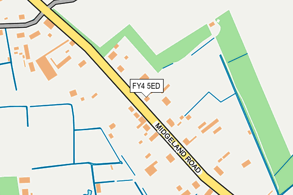 FY4 5ED map - OS OpenMap – Local (Ordnance Survey)