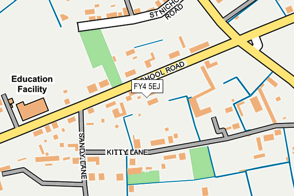 FY4 5EJ map - OS OpenMap – Local (Ordnance Survey)