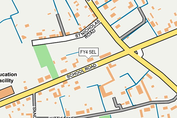 FY4 5EL map - OS OpenMap – Local (Ordnance Survey)