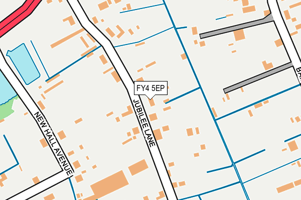 FY4 5EP map - OS OpenMap – Local (Ordnance Survey)