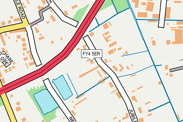 FY4 5ER map - OS OpenMap – Local (Ordnance Survey)